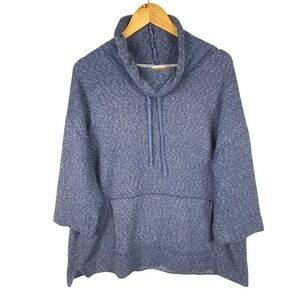 J Jill Sweater Women ¾ Sleeve Oversized Kimono Sweater Sz MP Comfort Breathable
